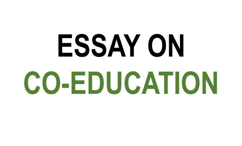 Essay On Co-Education In English PDF