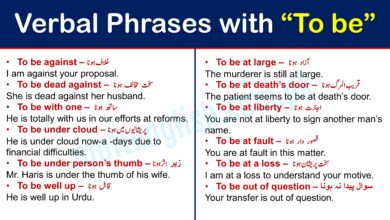 200+ Phrasal Verbs List with Urdu Meanings and Examples